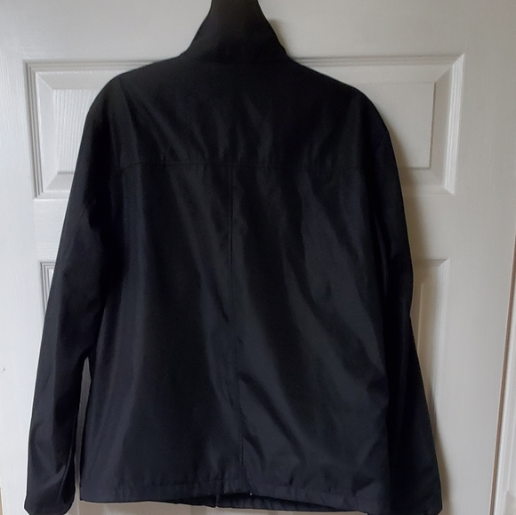 Men's Calvin Klein Black Water Resistant Shell Wind Protective Jacket M - Picture 5 of 9